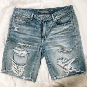 Denim Bermuda Shorts